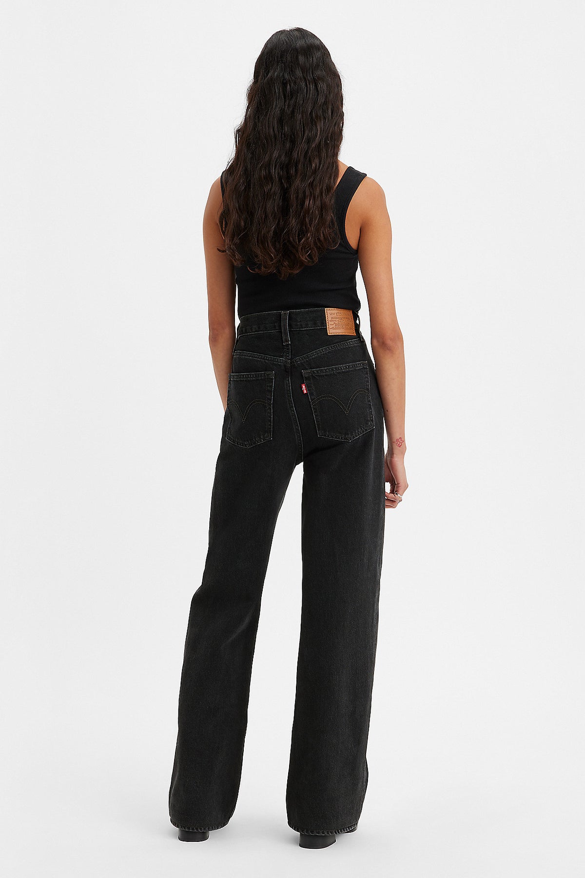 Levi's Ribcage Wide-Leg Jeans // Rosie Posie