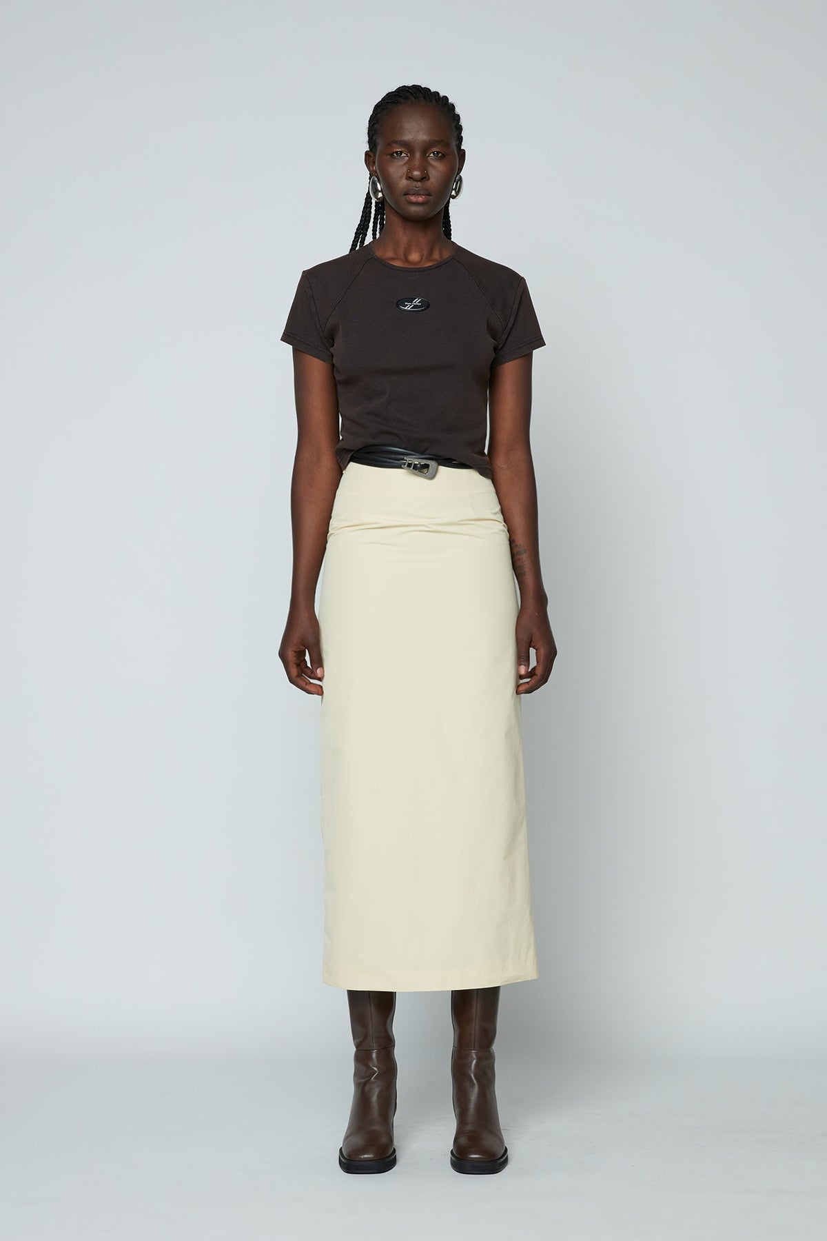 Wynn Hamlyn Sophia Maxi Skirt // Bone