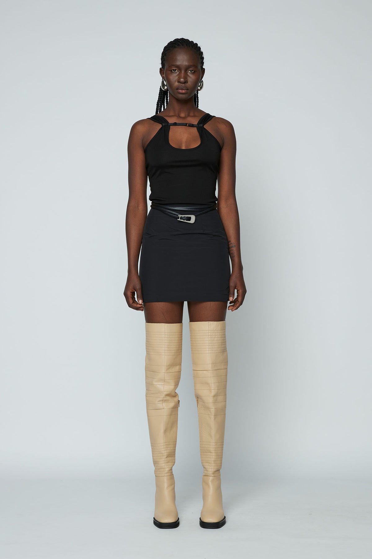 Wynn Hamlyn Sophia Mini Skirt // Black
