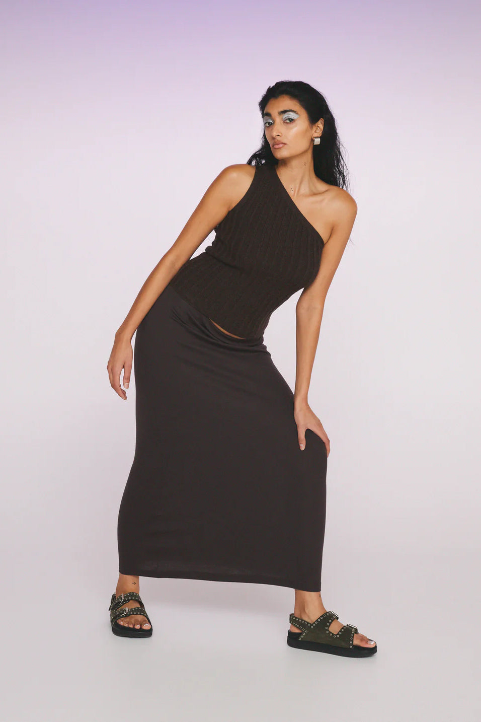 PV Loop Merino Skirt // Earth