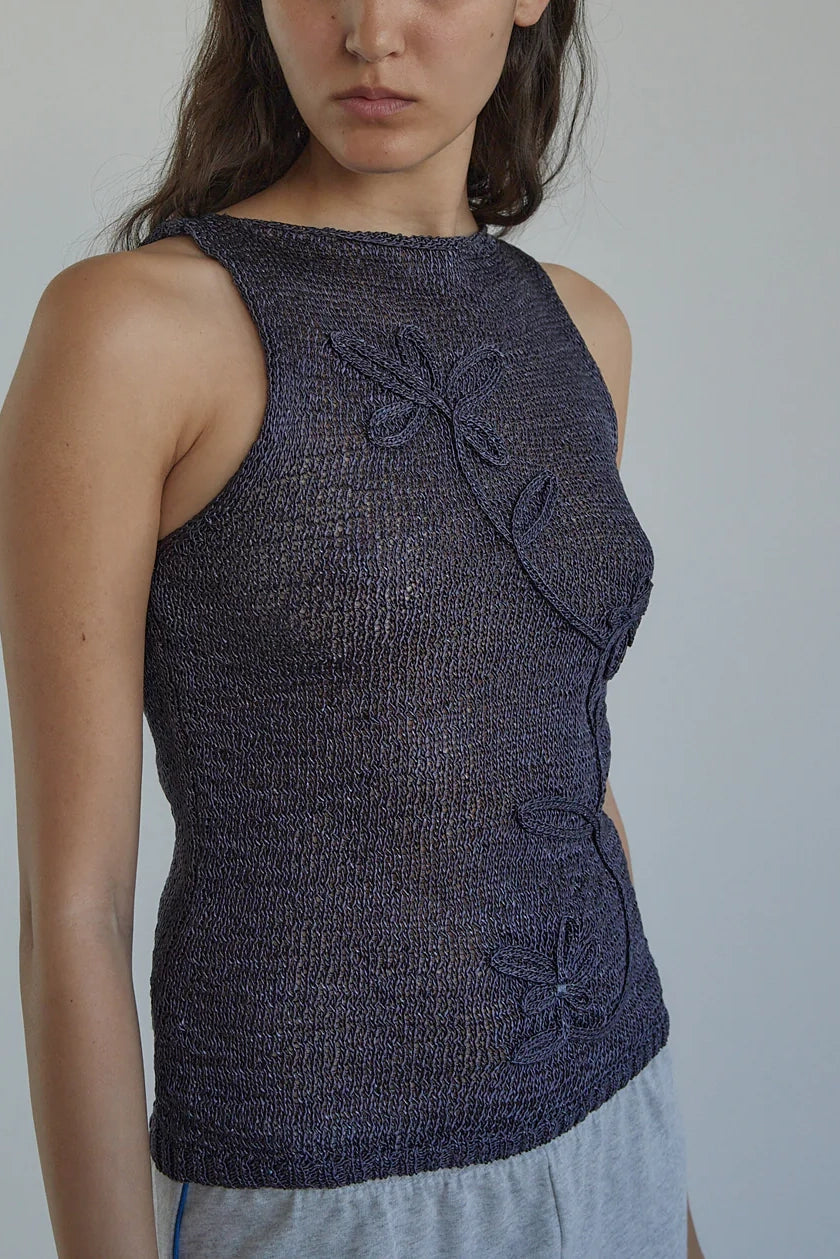 Paloma Wool Skipp Top // Dark Grey