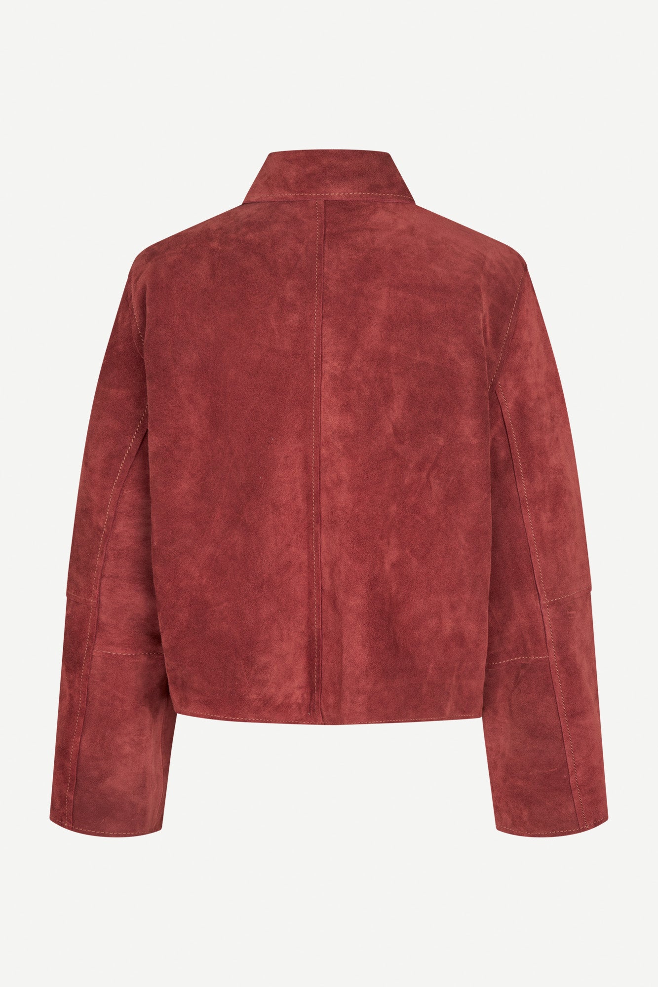 Samsøe Samsøe Salylo Suede Jacket // Fired Brick