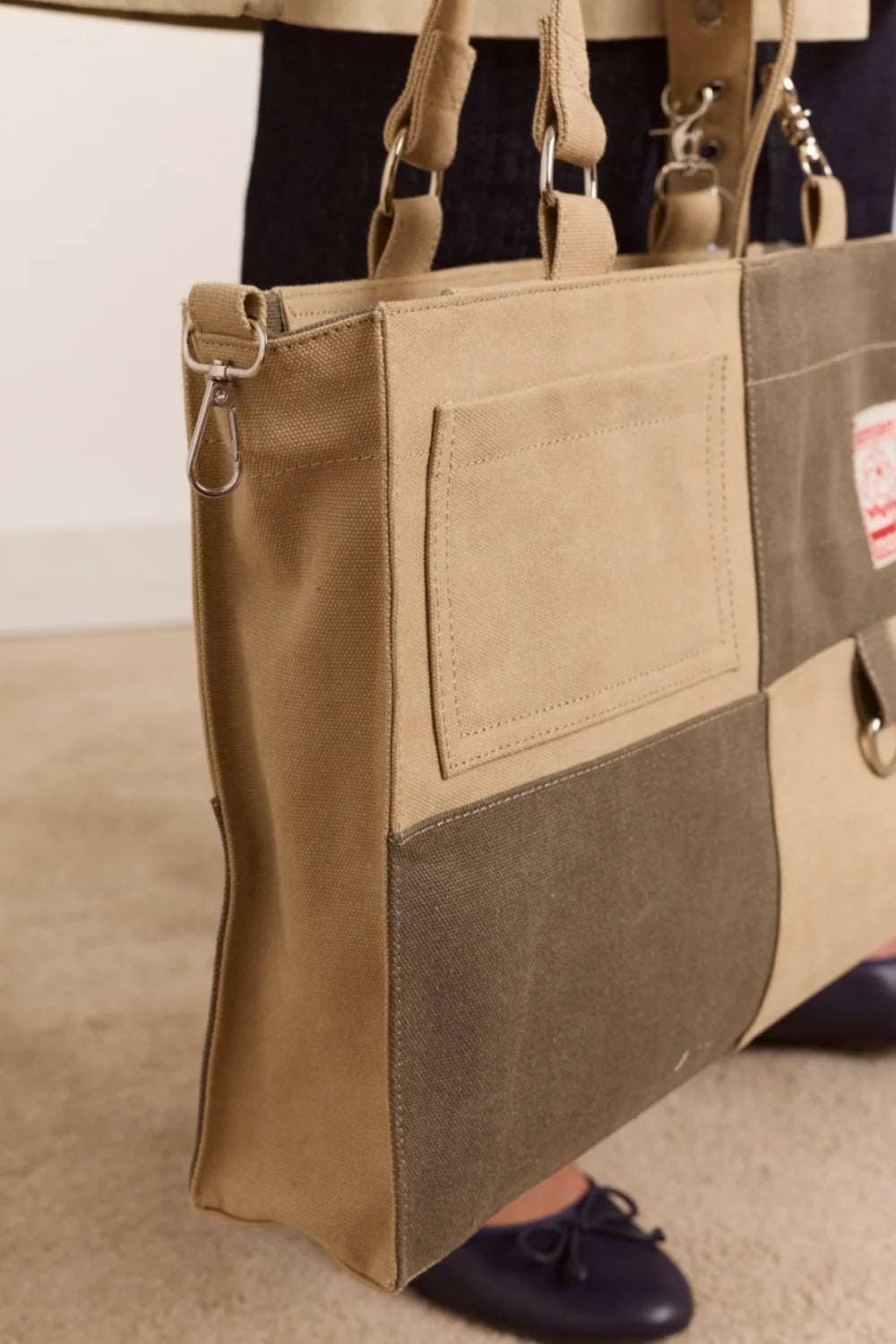 Damson Madder Veda Canvas Bag // Sand