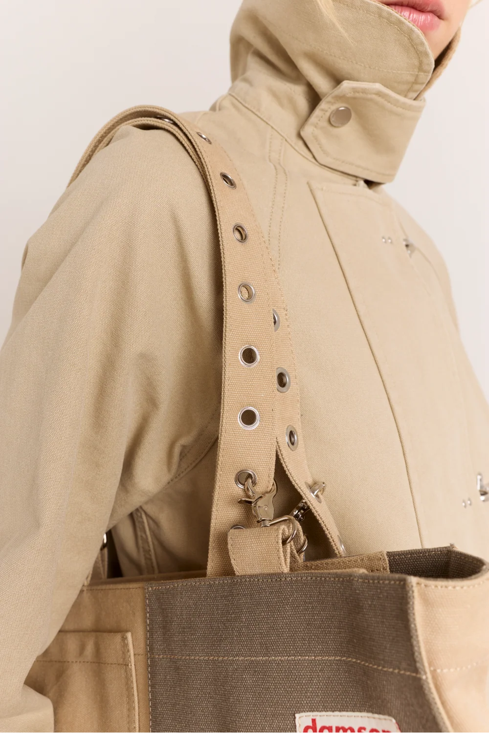 Damson Madder Veda Canvas Bag // Sand