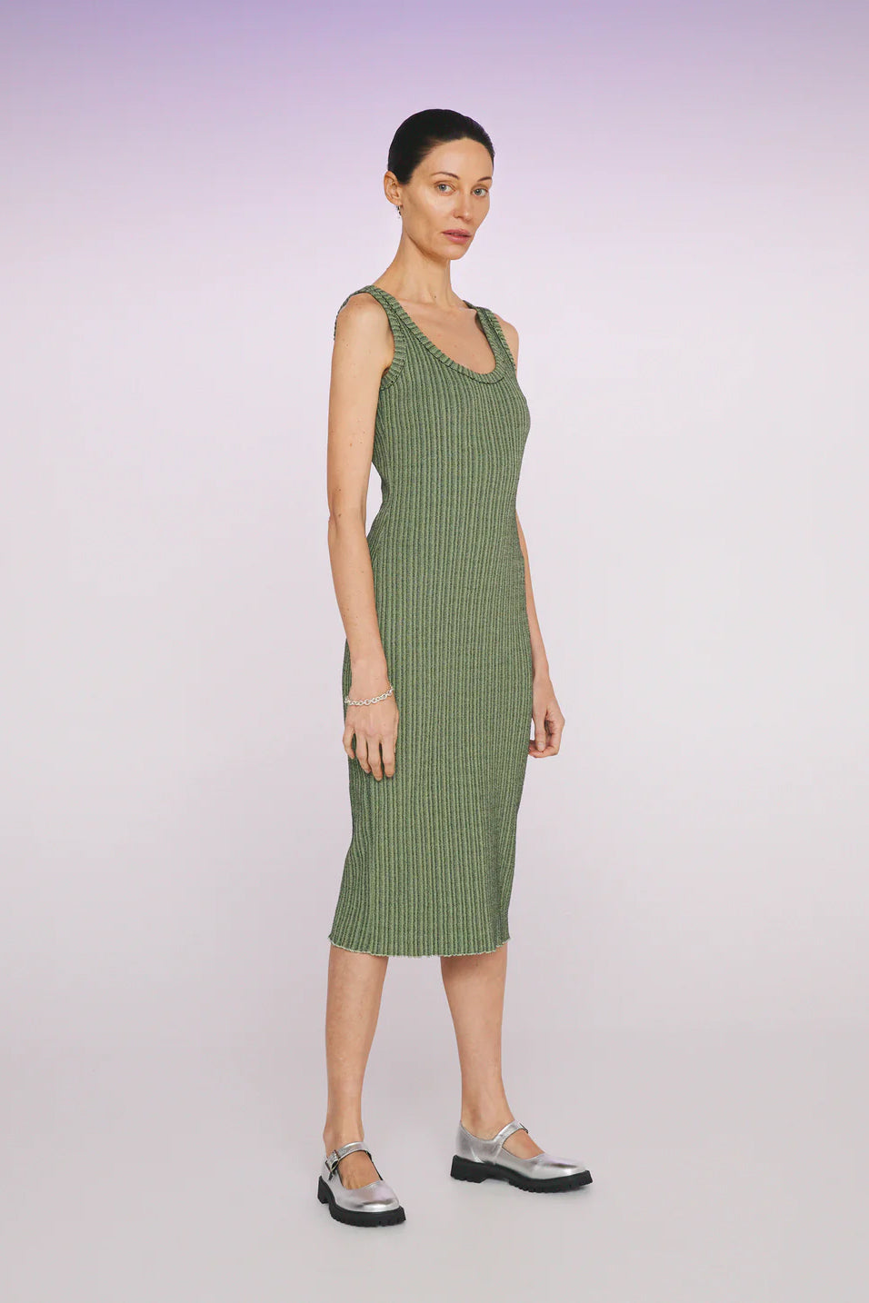 PV Vision Reversible Dress // Static Green