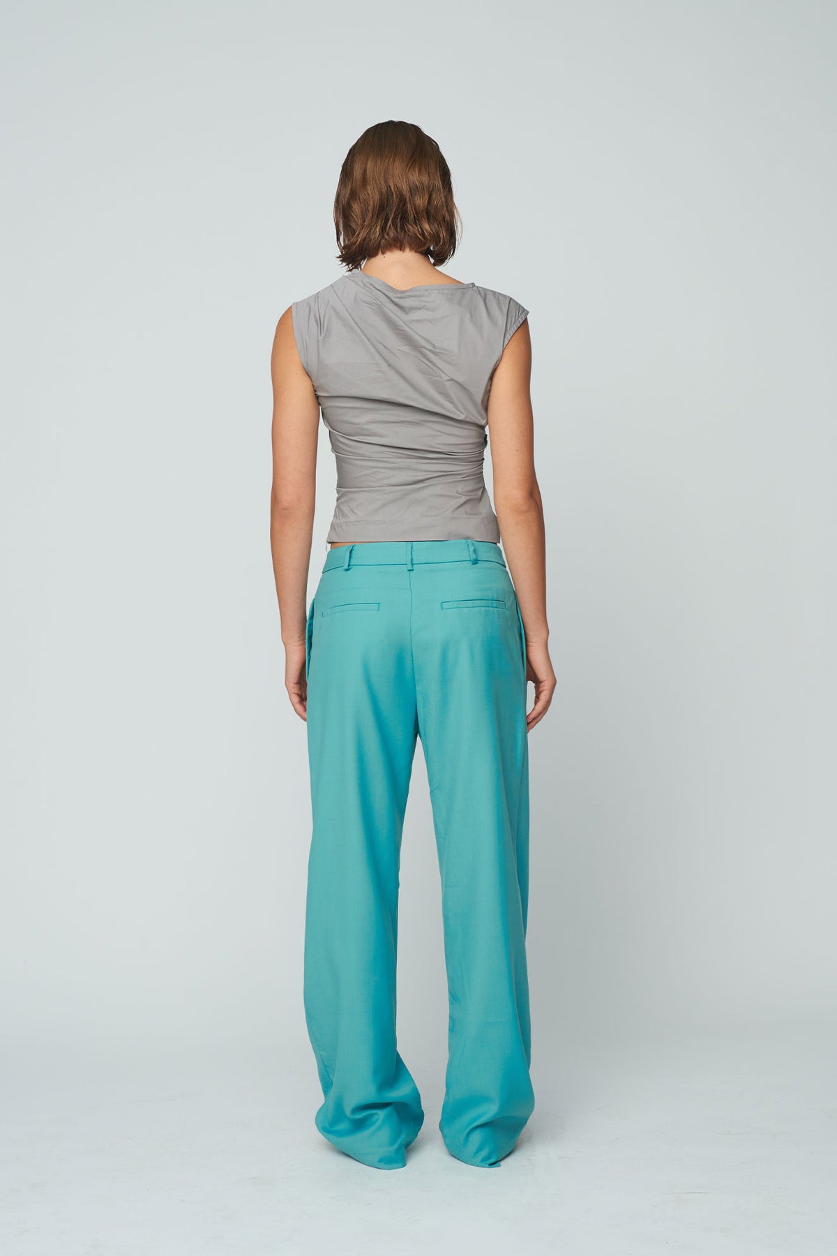 Wynn Hamlyn Monica Top // Light Grey