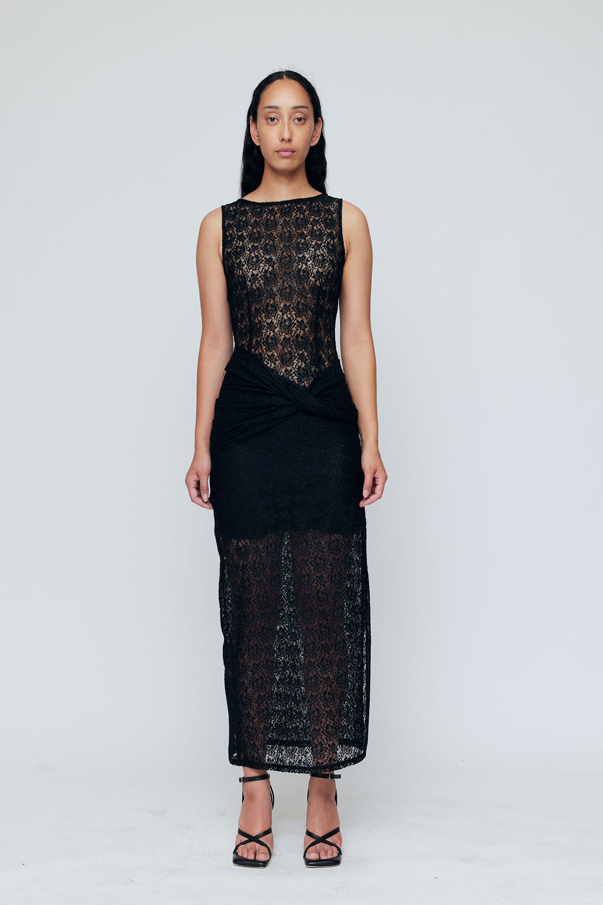 Wynn Hamlyn Margot Lace Dress // Black Lace