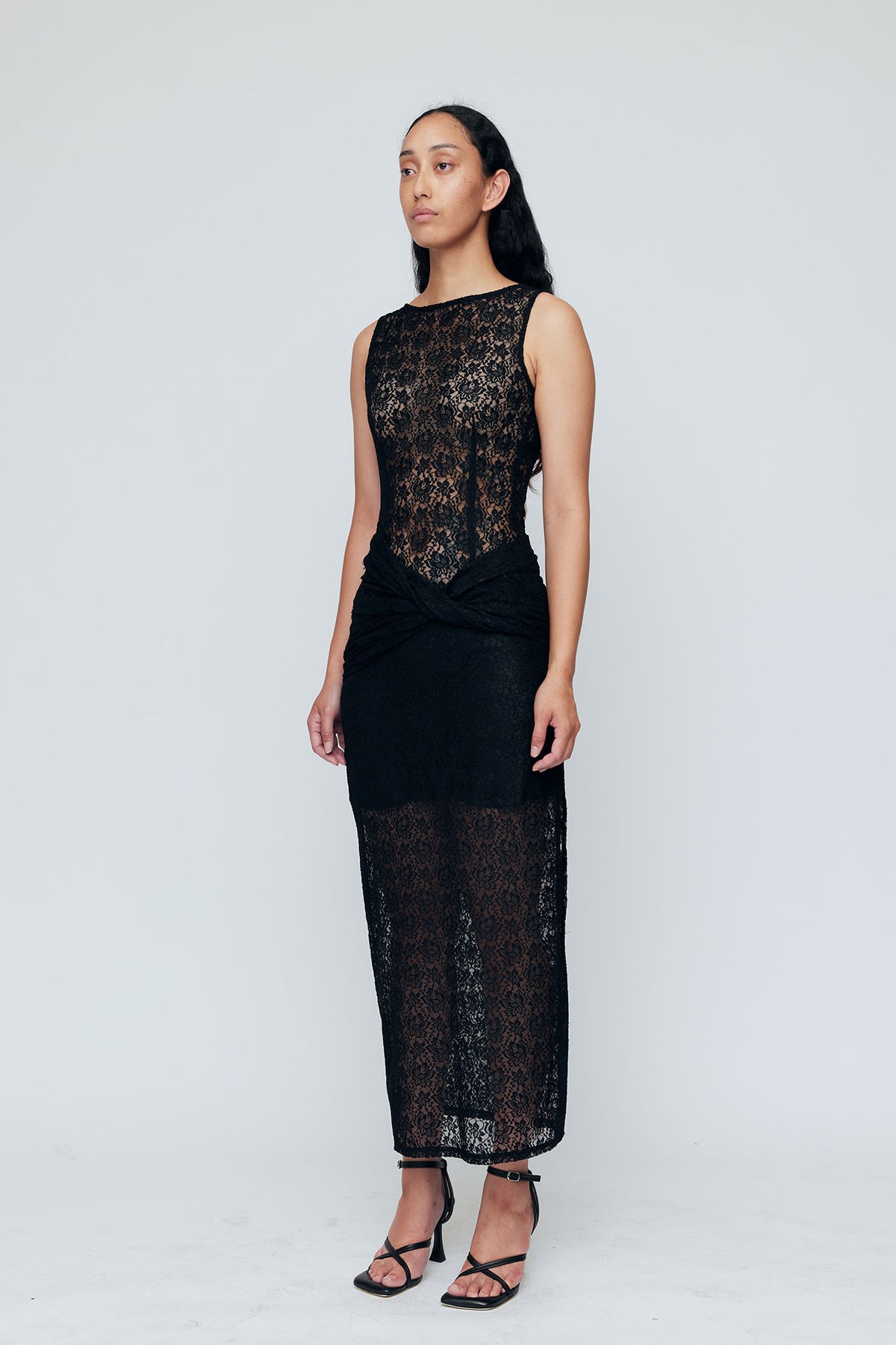 Wynn Hamlyn Margot Lace Dress // Black Lace
