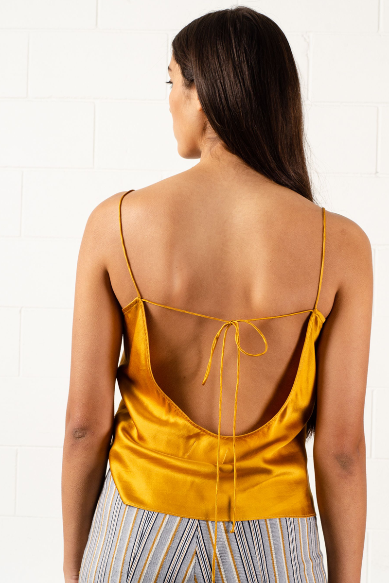 Penny Sage Dance Cami // Gold