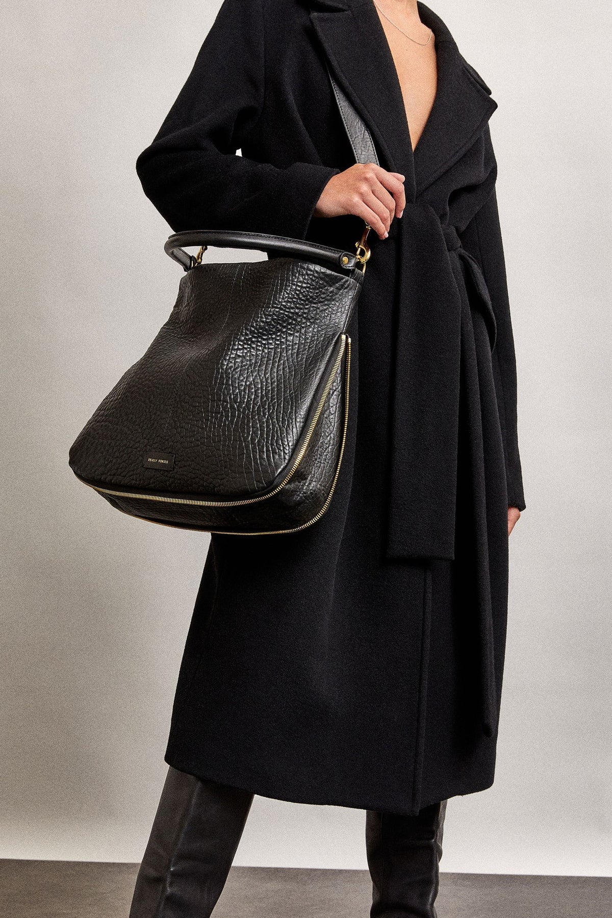 Deadly Ponies Mr Molten Tote  // Bulle  Black