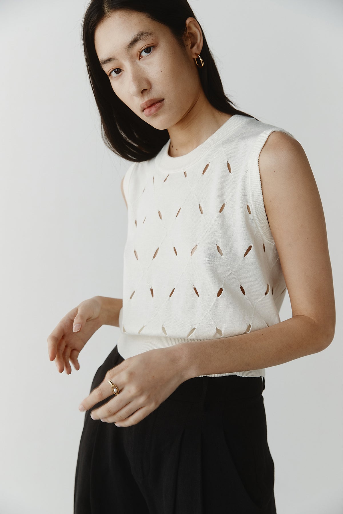Marle Galla Vest // Rice