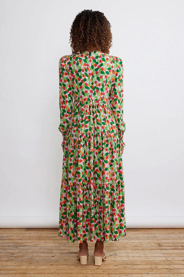 Kitri Nicole Multi Cherry Maxi Dress