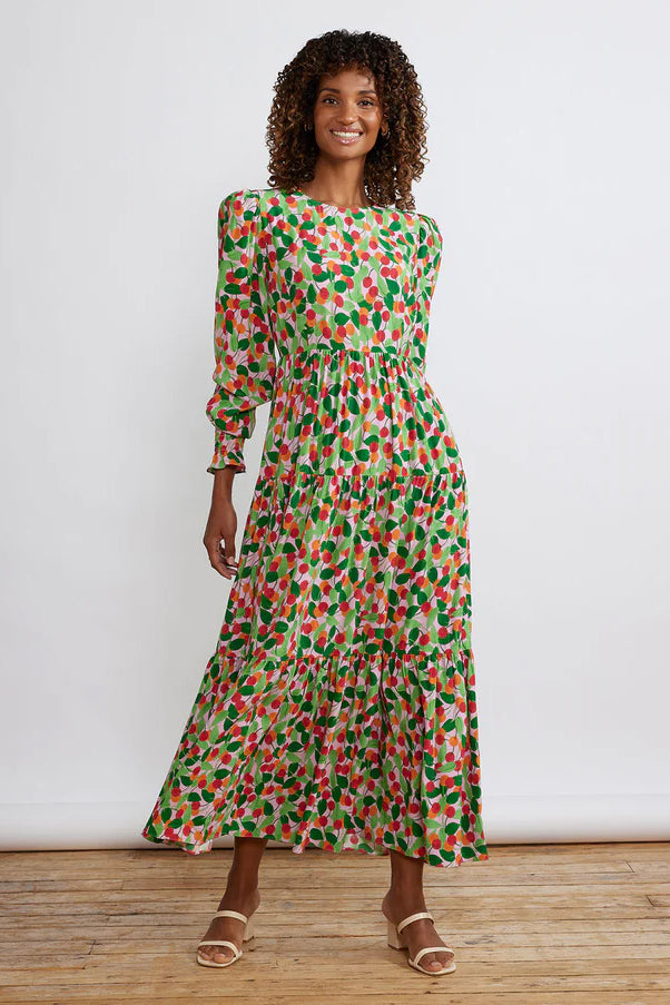 Kitri Nicole Multi Cherry Maxi Dress