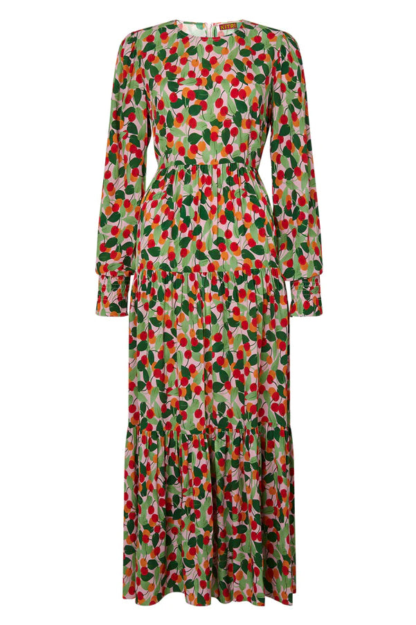 Kitri Nicole Multi Cherry Maxi Dress