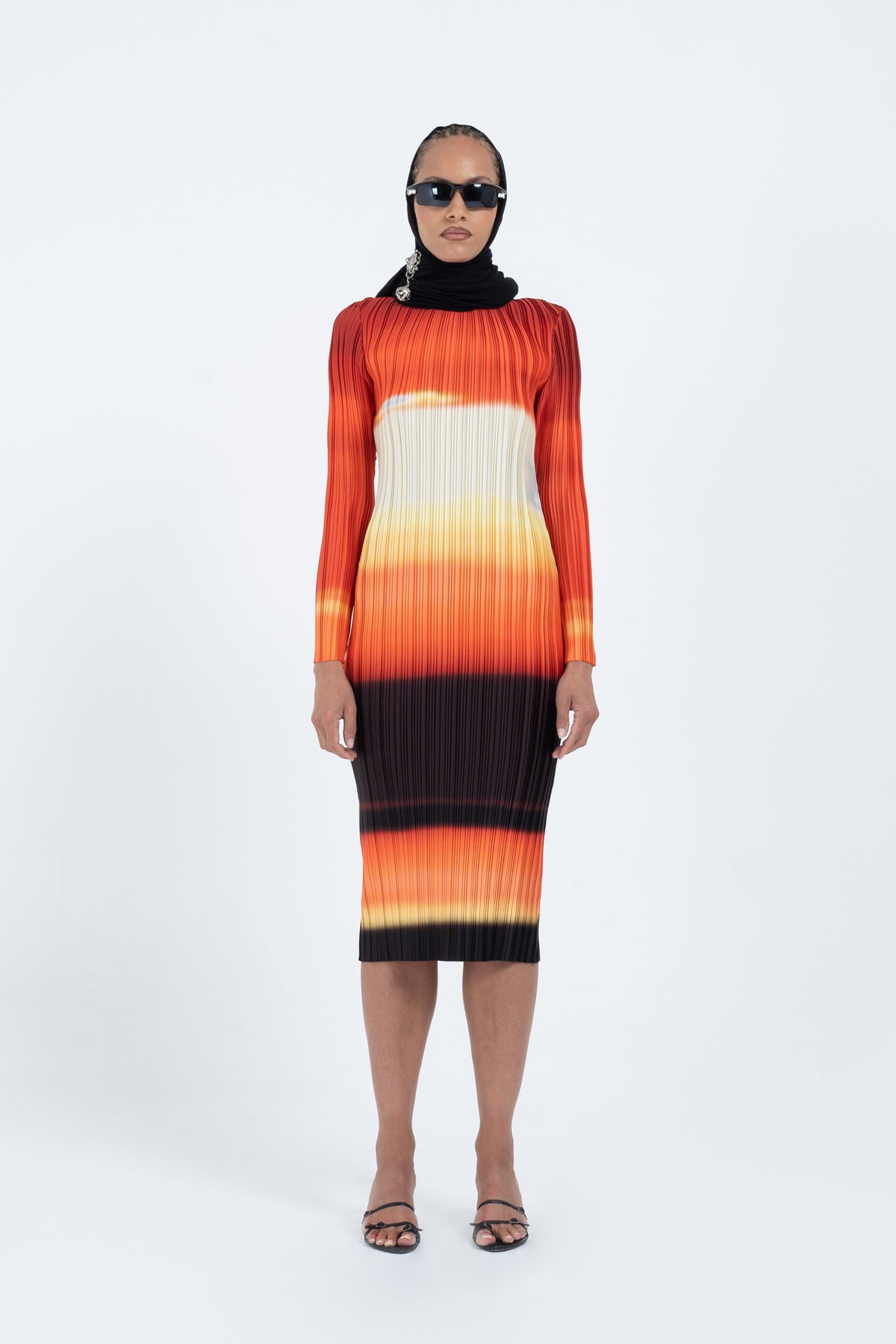 Arthur Crew Neck Midi Dress // Mirage