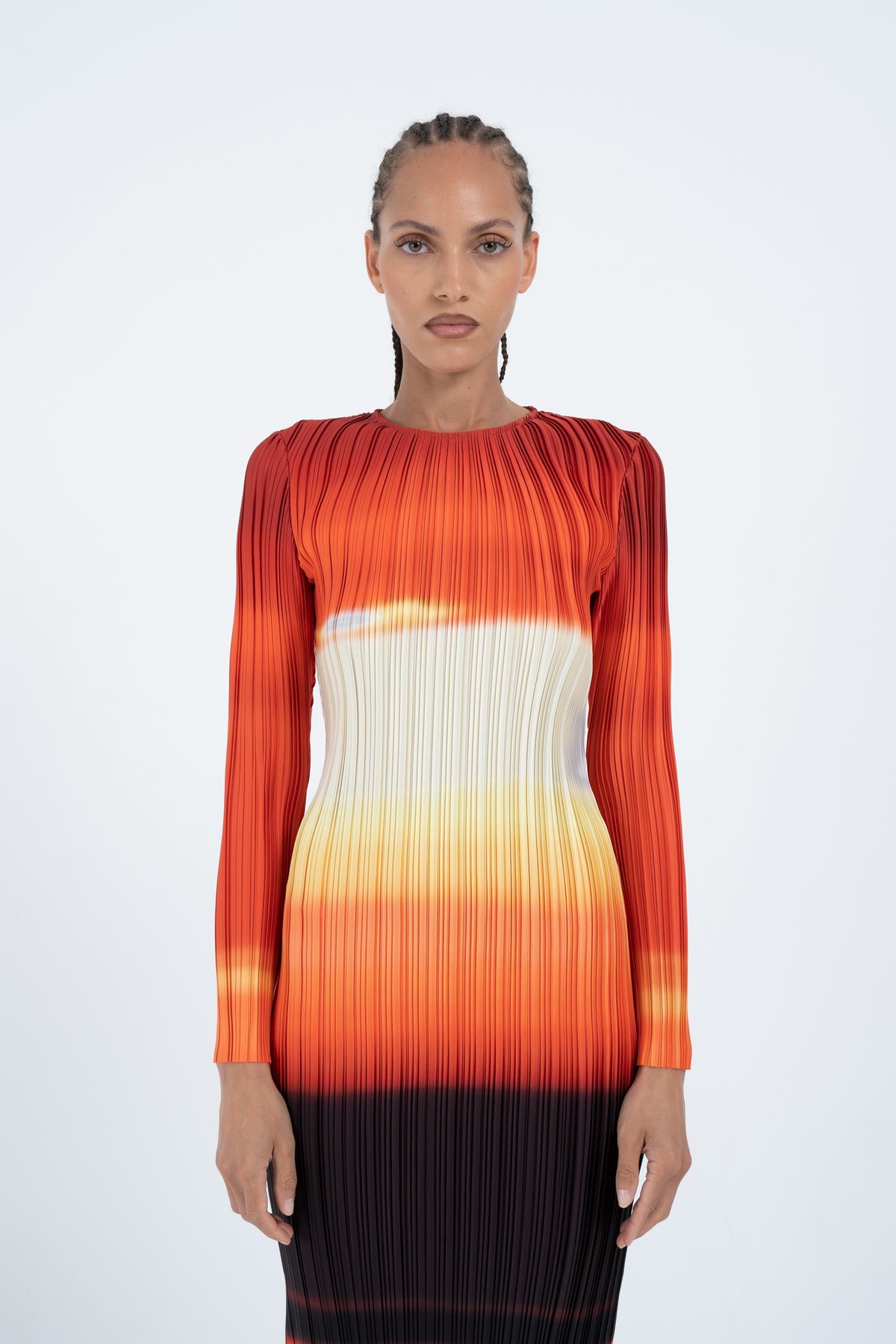 Arthur Crew Neck Midi Dress // Mirage