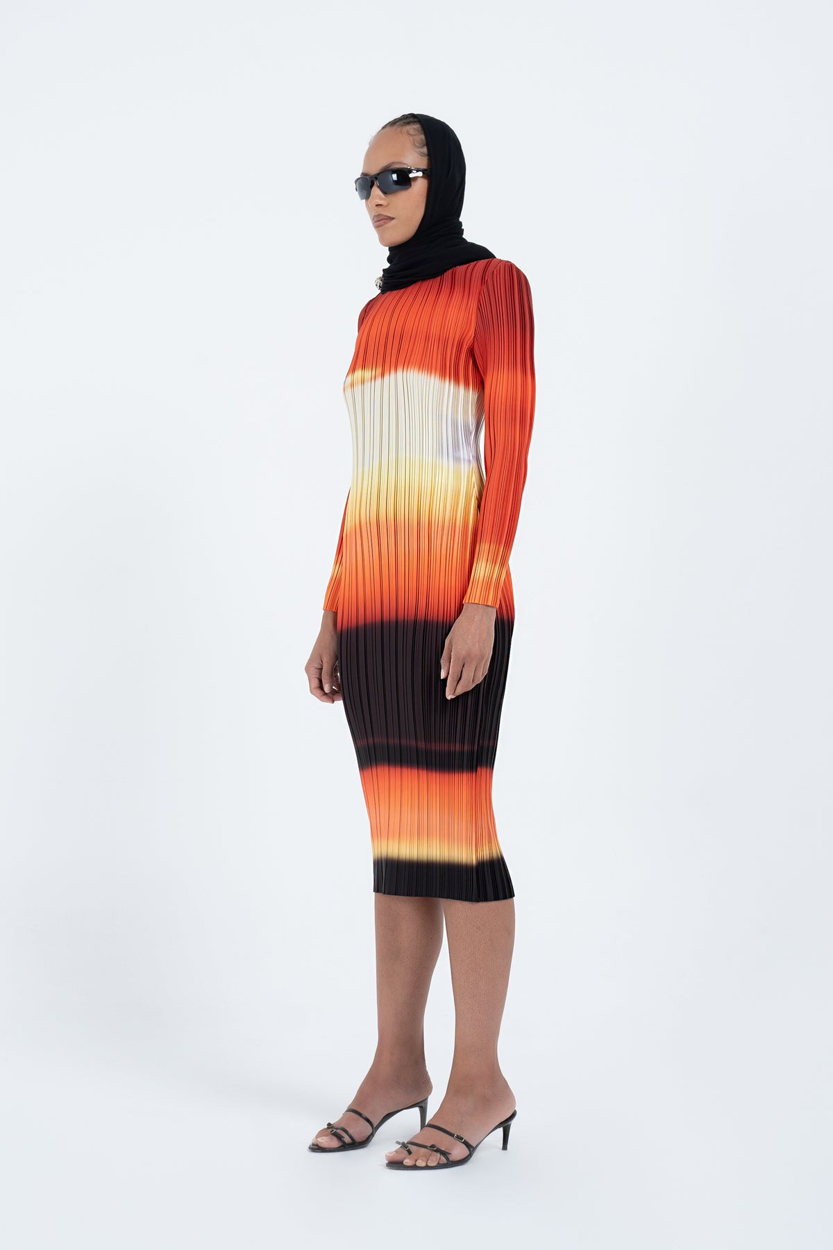 Arthur Crew Neck Midi Dress // Mirage