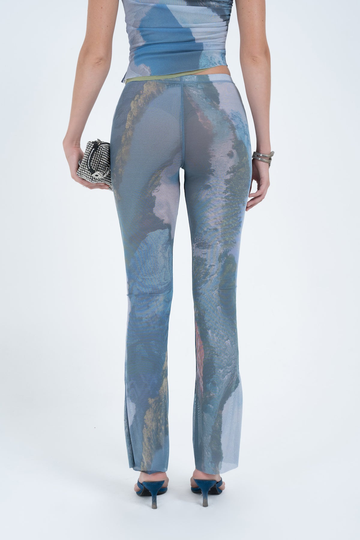 Arthur Mesh Flatlock Pant // River