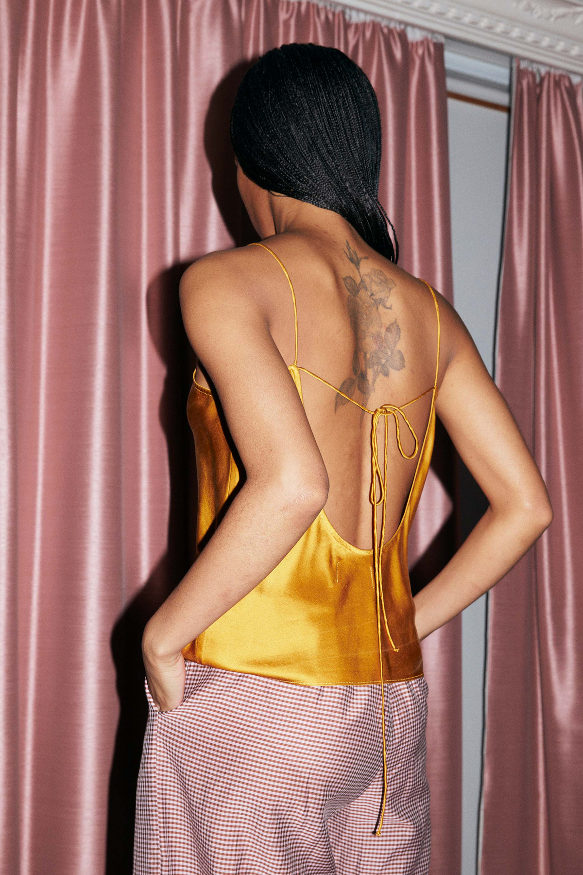 Penny Sage Dance Cami // Gold