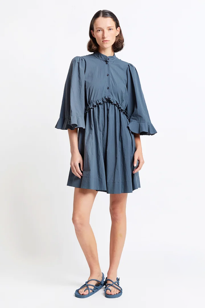 Karen Walker Blossom Dress // Asphalt