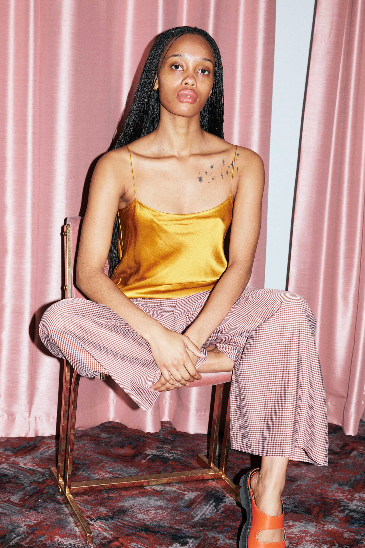 Penny Sage Dance Cami // Gold