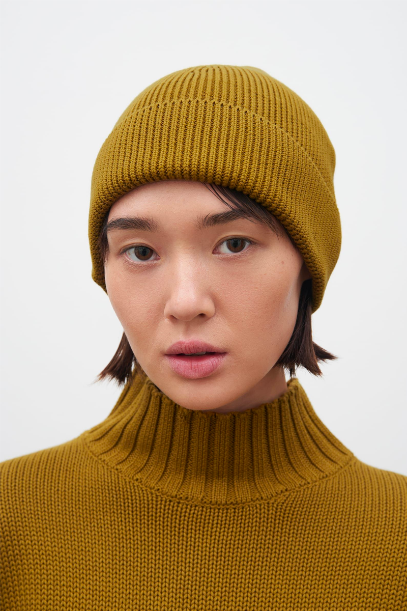 Kowtow Beanie // Chartreuse