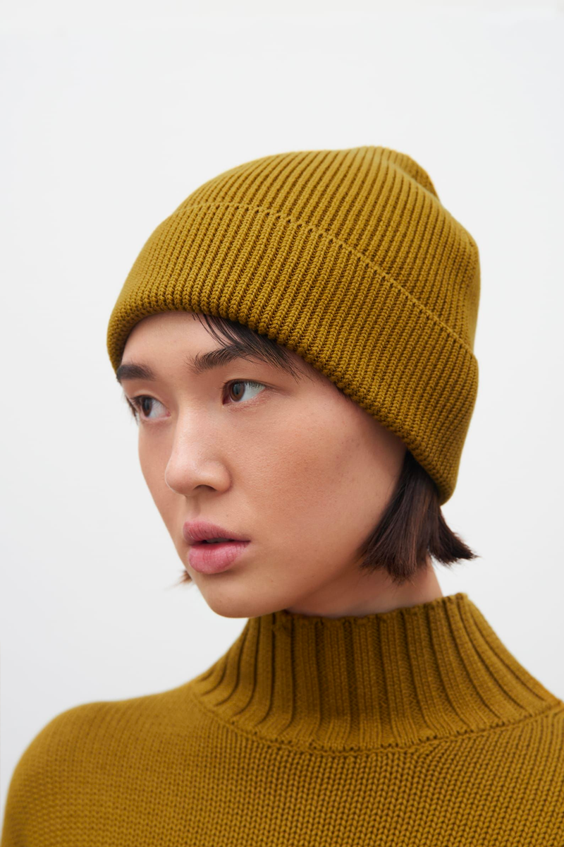 Kowtow Beanie // Chartreuse