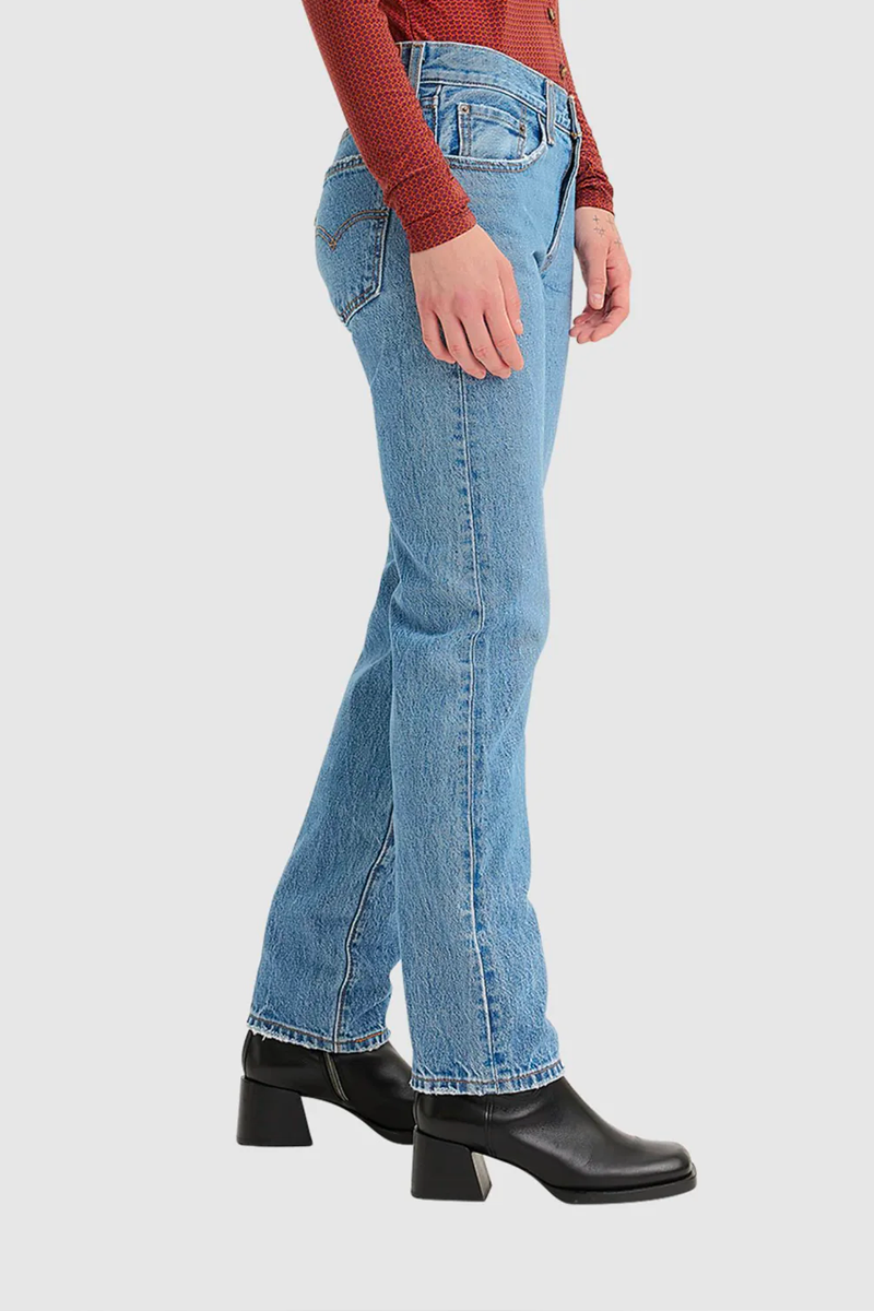 Levi's Middy Straight Jeans // Medium Indigo Worn In