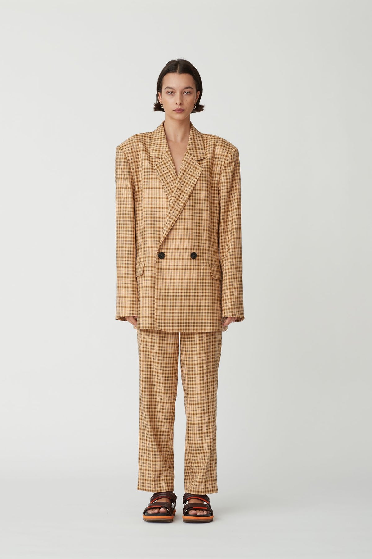 Blanca Jamie Pants // Tan & Mustard