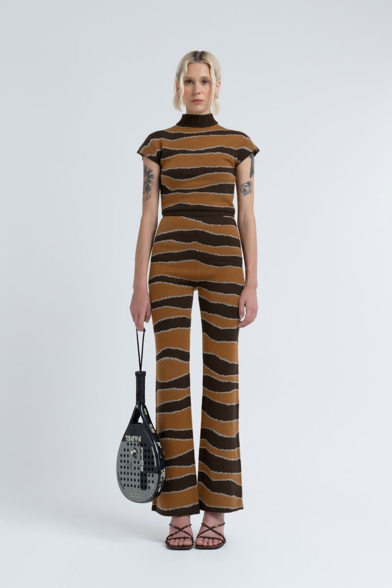 Arthur Straight Leg Knit Pant // Kelp