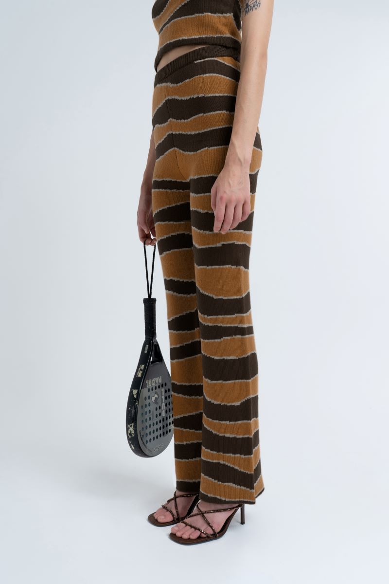 Arthur Straight Leg Knit Pant // Kelp