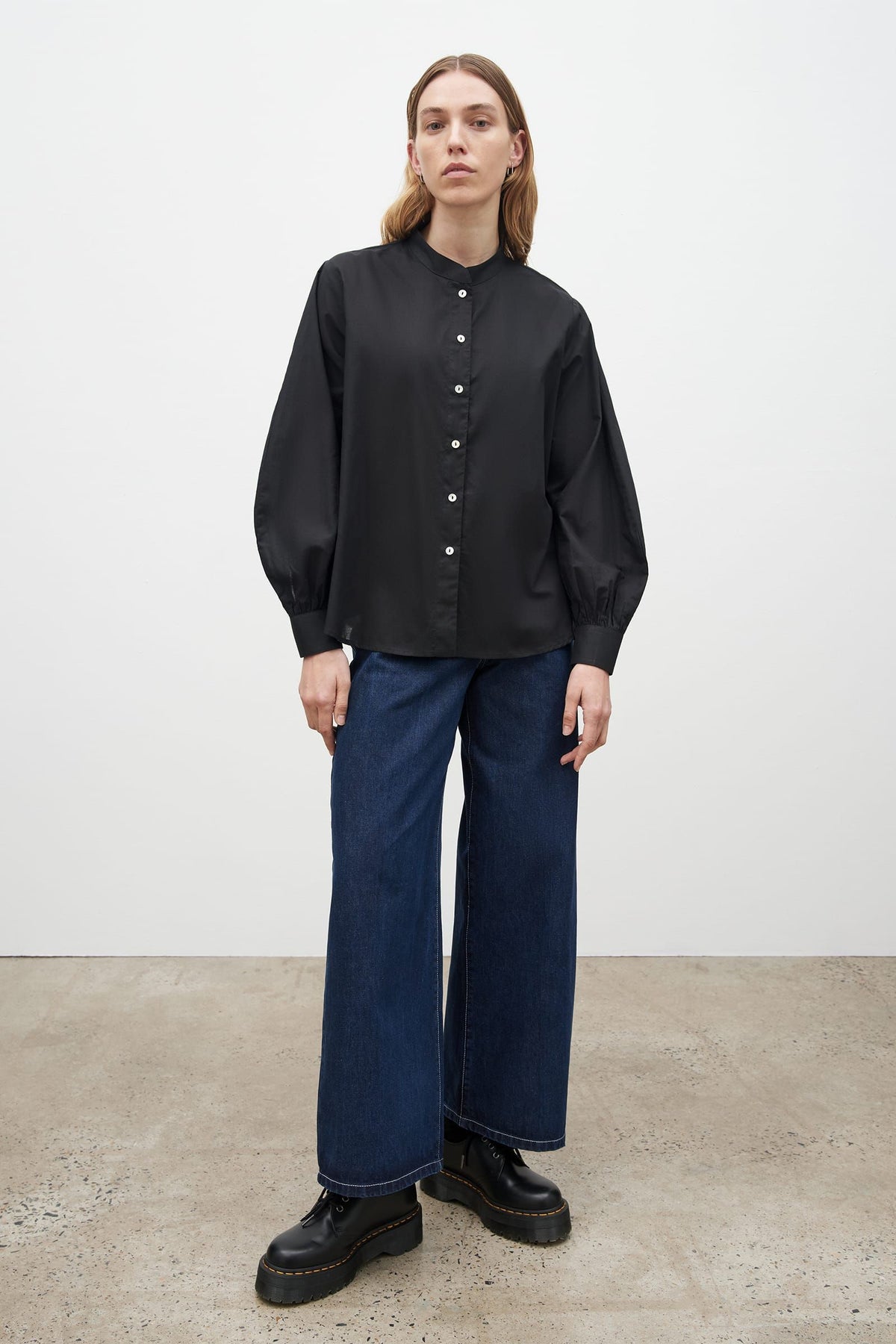 Kowtow Marlowe Blouse // Black
