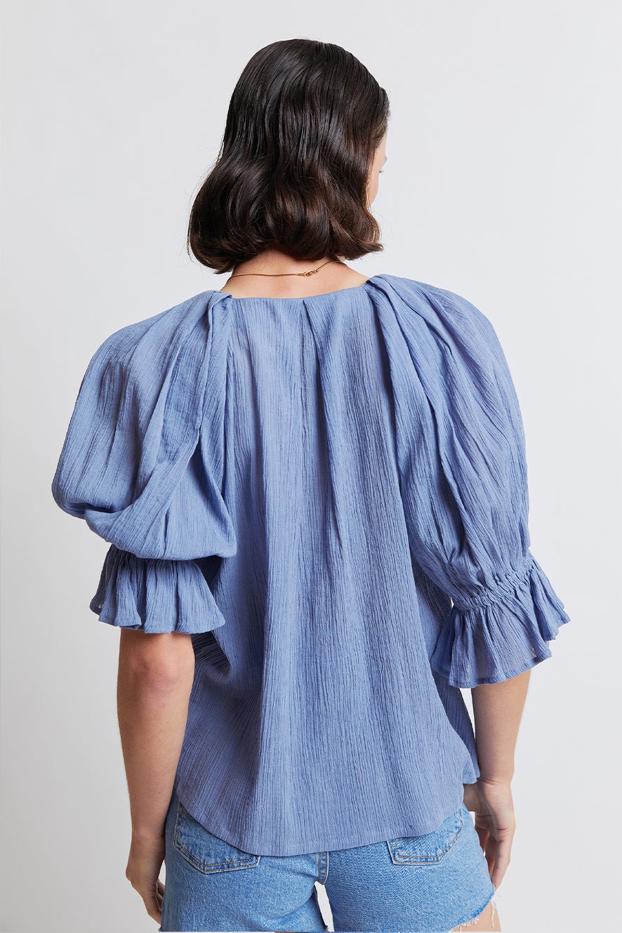 Karen Walker Diurnal Top // Mid Blue