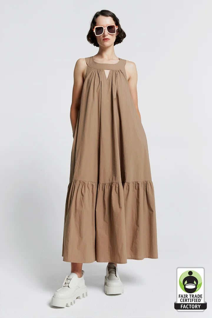 Karen Walker Organic Cotton South Dakota Dress // Bran