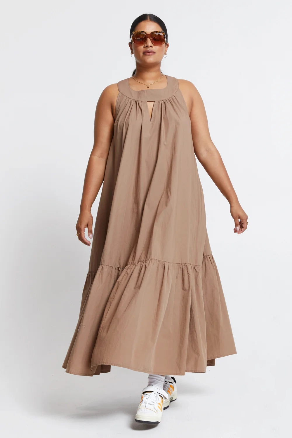 Karen Walker Organic Cotton South Dakota Dress // Bran