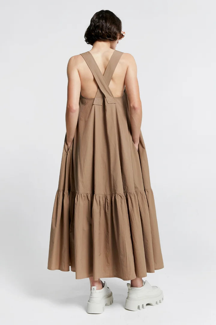 Karen Walker Organic Cotton South Dakota Dress // Bran