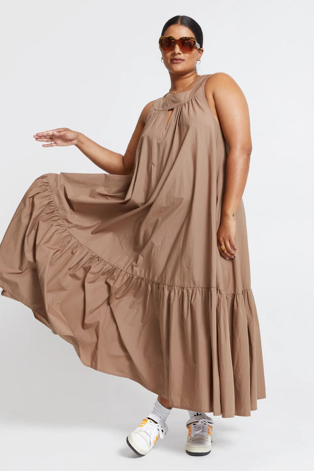 Karen Walker Organic Cotton South Dakota Dress // Bran