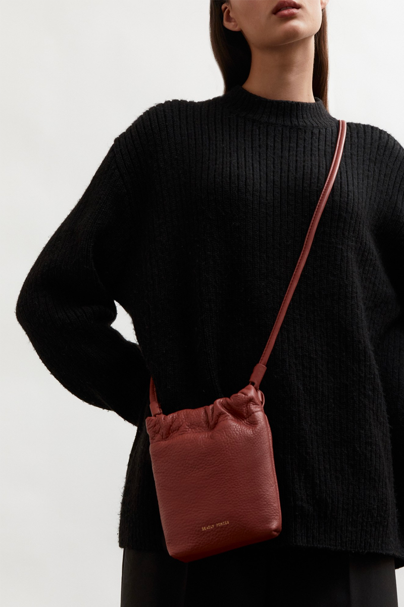 Deadly Ponies Mr Cinch Pouch // Marsala