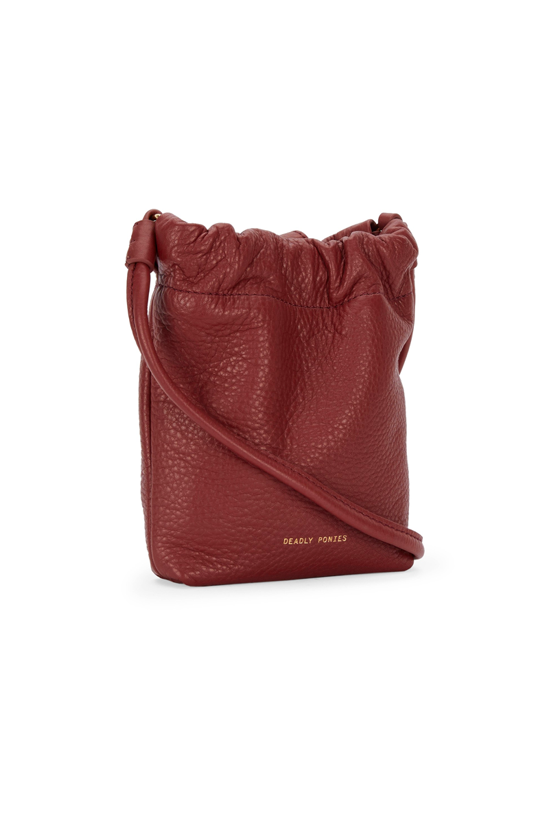 Deadly Ponies Mr Cinch Pouch // Marsala