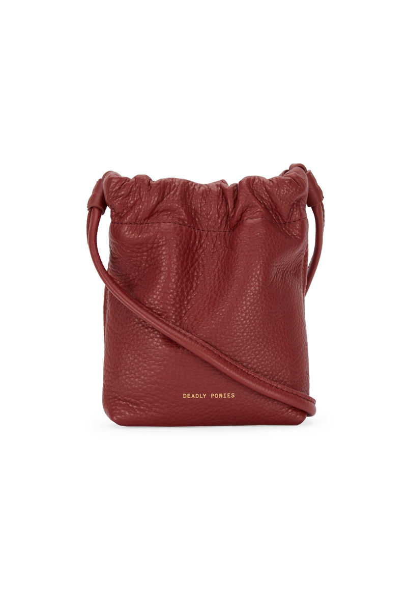 Deadly Ponies Mr Cinch Pouch // Marsala