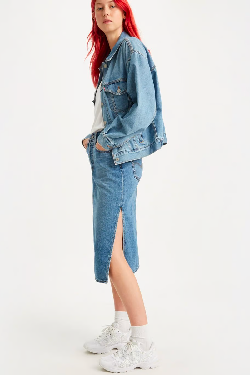 Levi's Side Spilt Skirt // Artist Divided