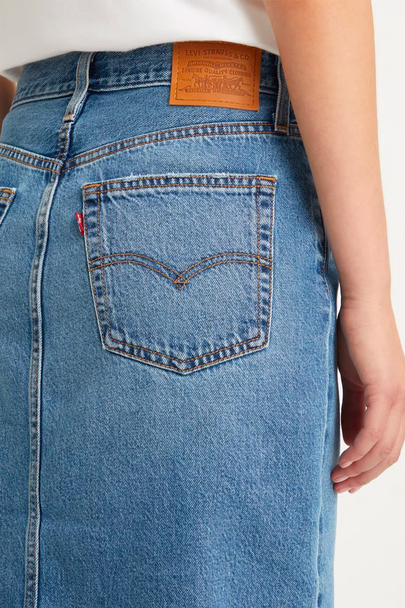Levi's Side Spilt Skirt // Artist Divided