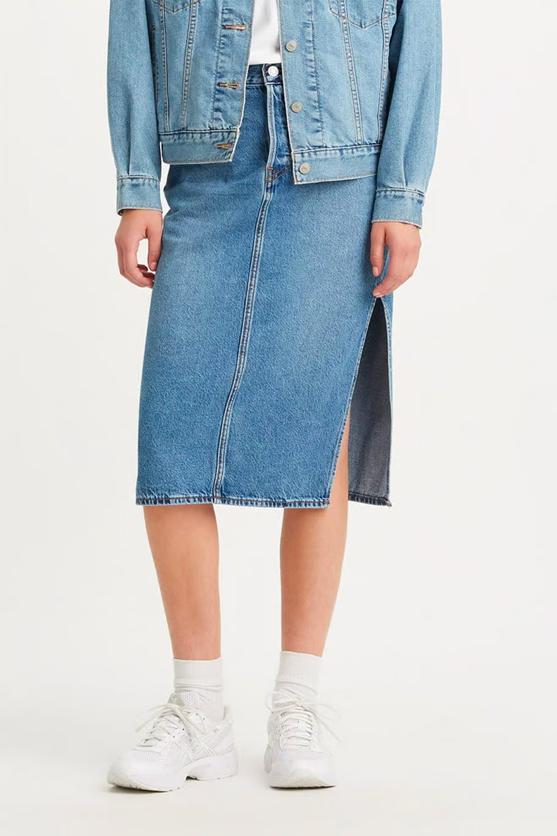 Levi's Side Spilt Skirt // Artist Divided