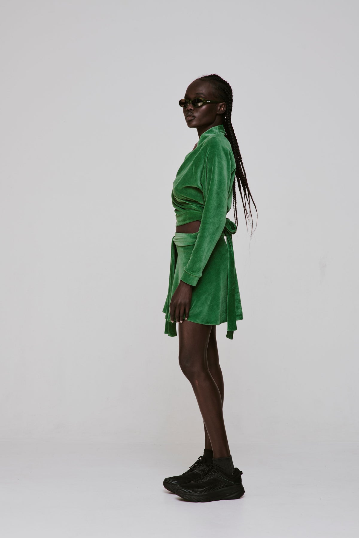 PV Repertoire Wrap Skirt // Emerald