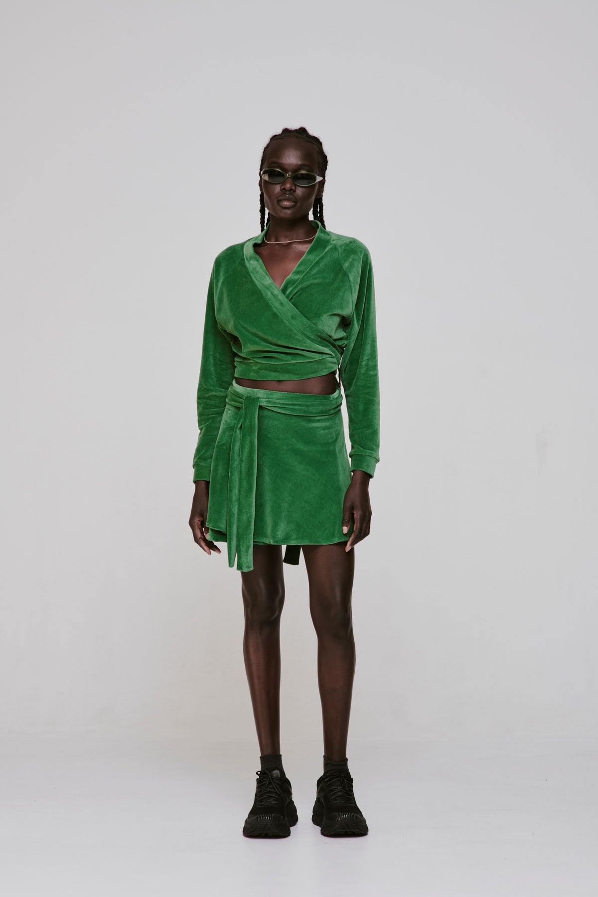 PV Repertoire Wrap Skirt // Emerald